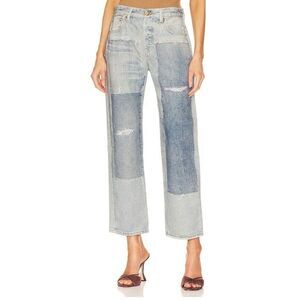 Rag Bone‎ MIramar Harlow Patch Jeans Women's 30 Lex High Rise Straight NWT